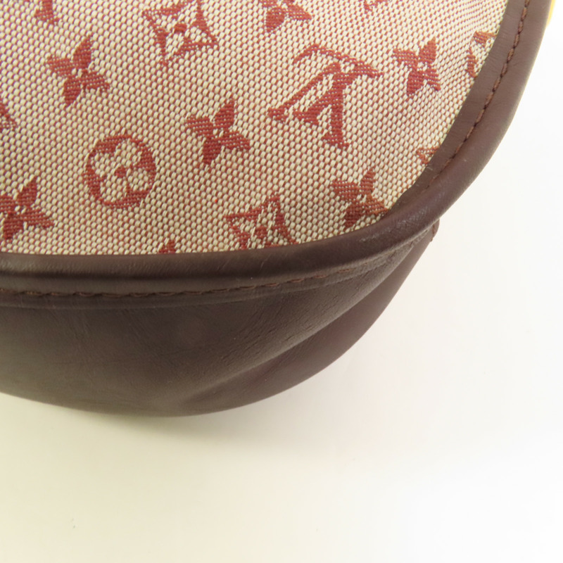 LOUIS VUITTON Monogram Mini Lin Marjorie金扣肩背袋-10
