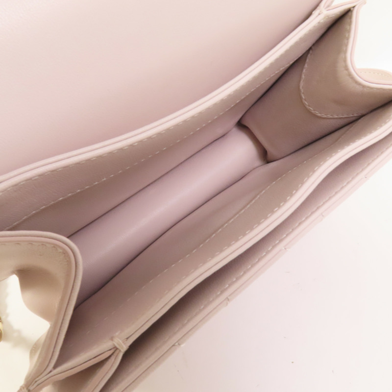 CHANEL 牛皮皮革Handle Flap金扣手挽肩背兩用袋-6