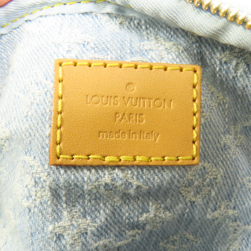 LOUIS VUITTON Monogram Denim Mini Bumbag金扣手挽肩背兩用袋-8