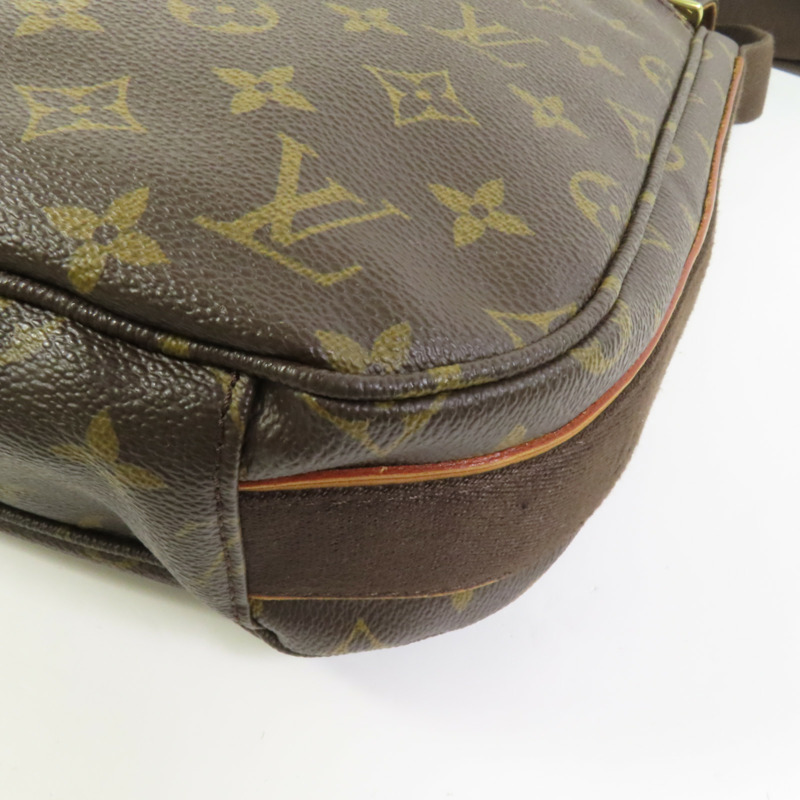 LOUIS VUITTON Monogram Beaubourg MM金扣肩背袋-10