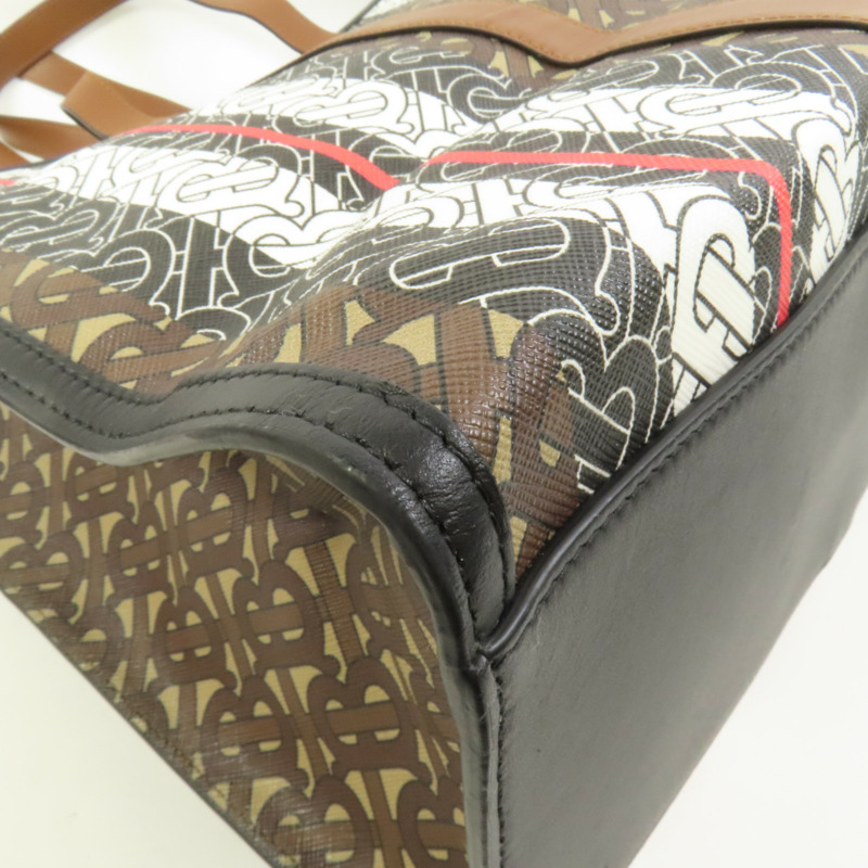 BURBERRY 塗層帆布Tote Bag肩背袋-11