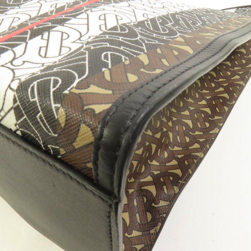 BURBERRY 塗層帆布Tote Bag肩背袋-13