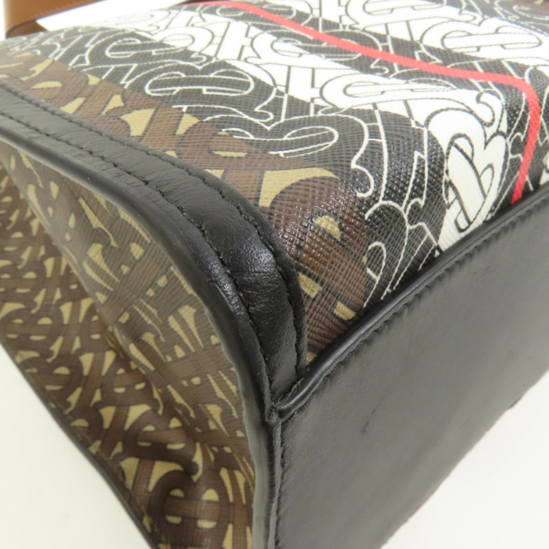 BURBERRY 塗層帆布Tote Bag肩背袋-14