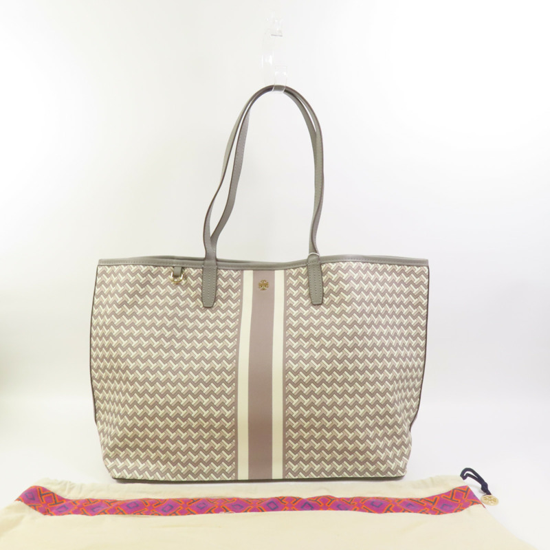 Tory Burch 塗層帆布Tote Bag肩背袋-9