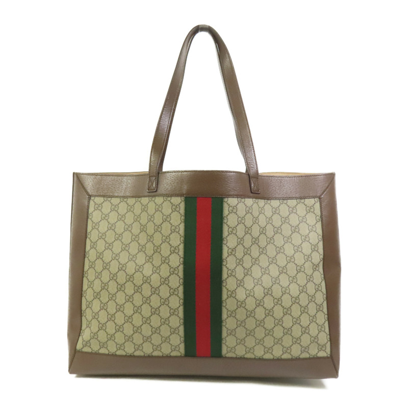 GUCCI 塗層帆布Tote Bag肩背袋-1