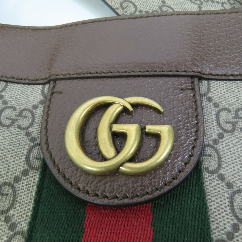 GUCCI 塗層帆布Tote Bag肩背袋-6