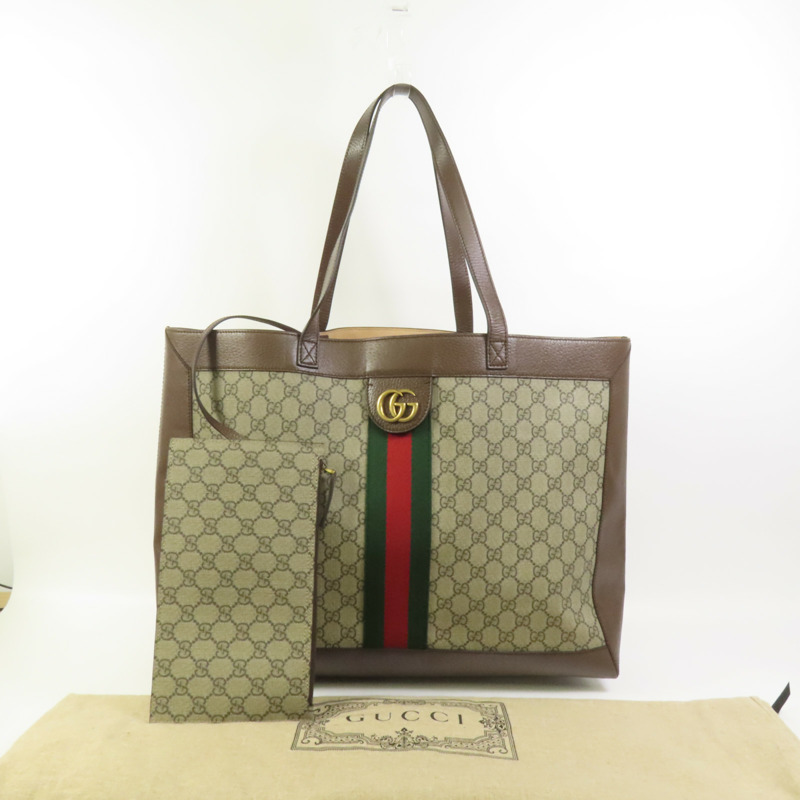 GUCCI 塗層帆布Tote Bag肩背袋-10