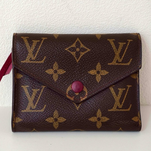 lv 路易威登 紅豆豆短款錢包