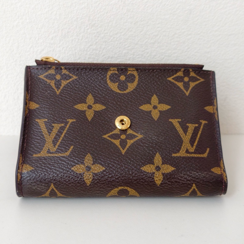 lv 路易威登 紅豆豆短款錢包-2