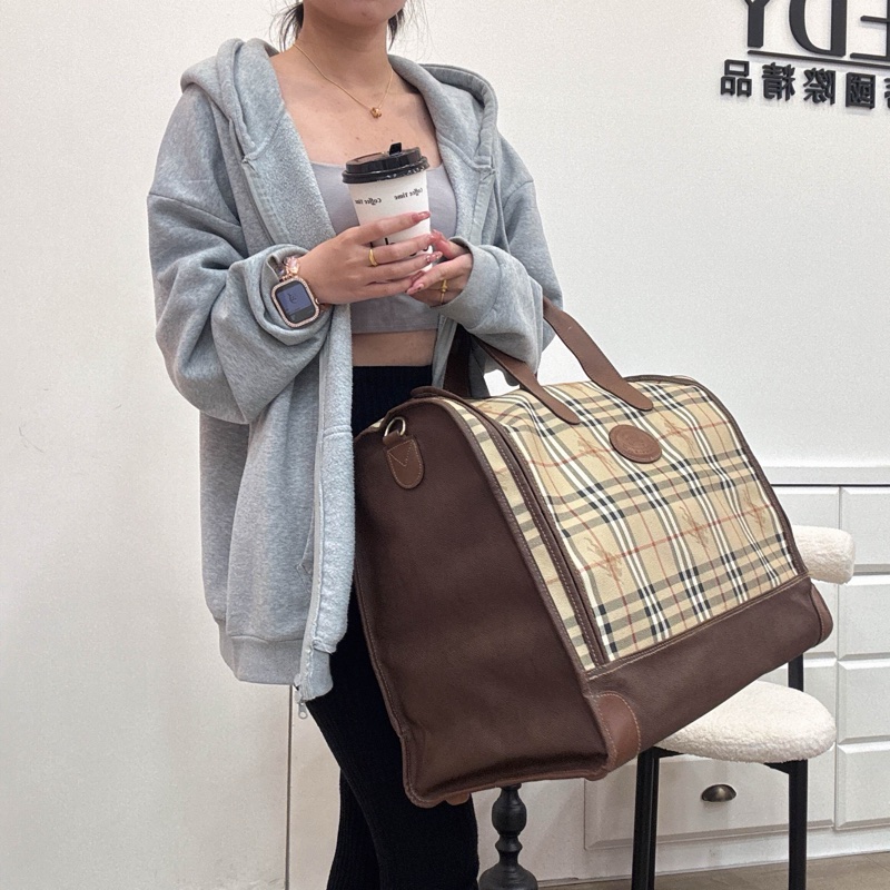 Burberry 經典波士頓旅行包-3