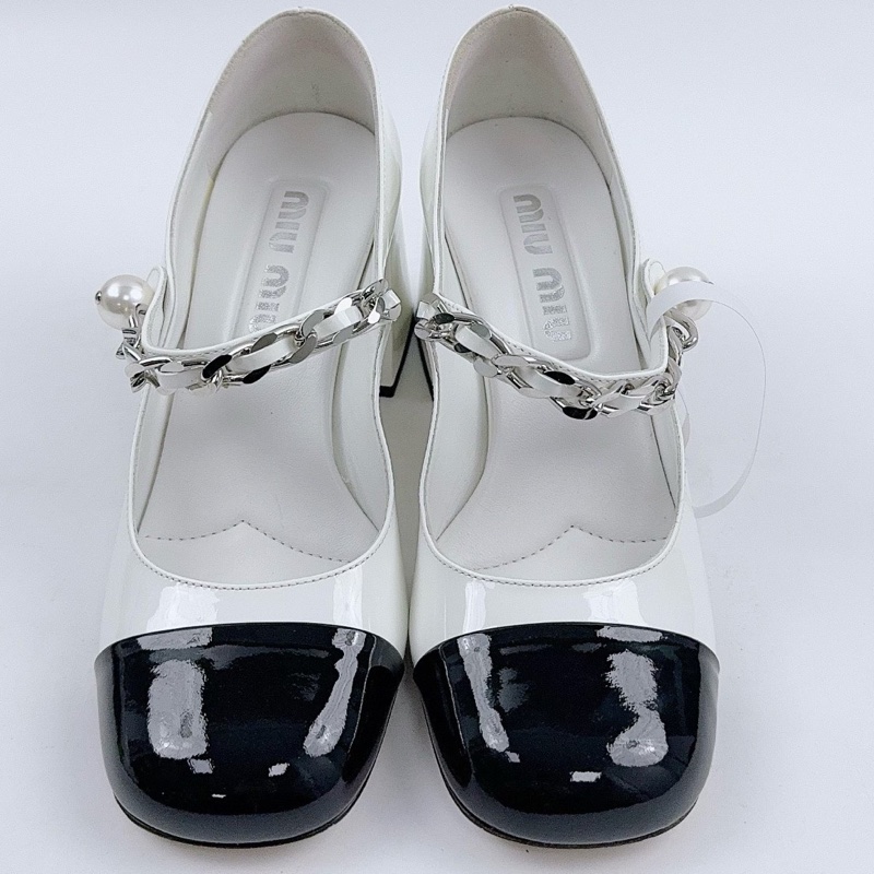 閒置未使用 MiuMiu miumiu瑪麗珍 36碼-1