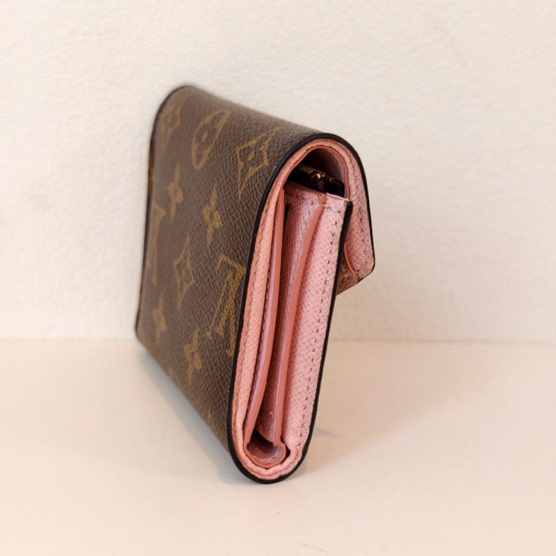 lv路易威登 粉色豆豆短款錢包-2