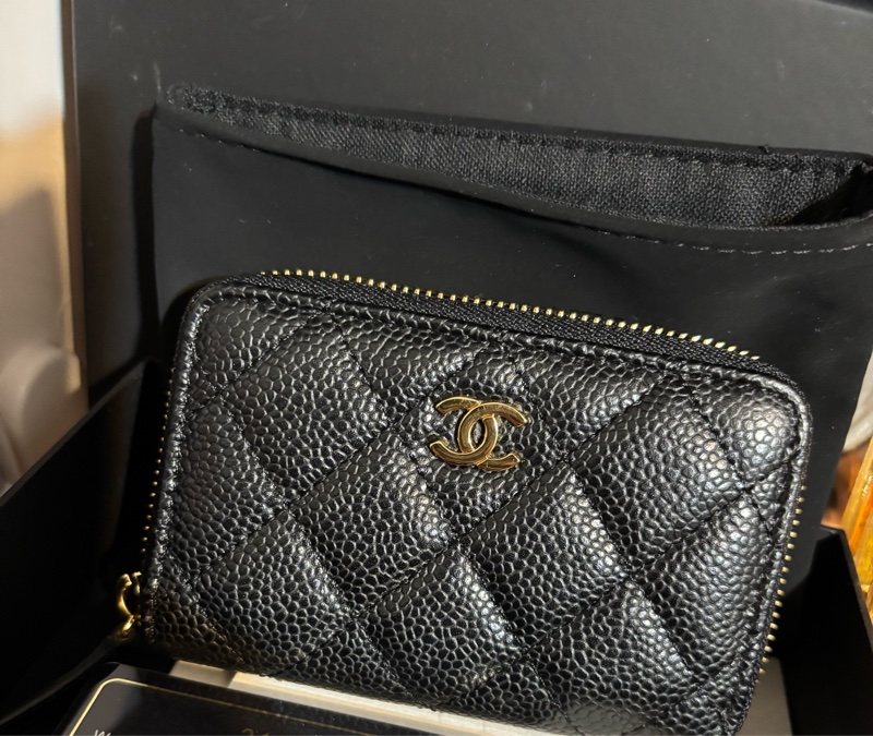 Chanel 黑金零錢包👛-4