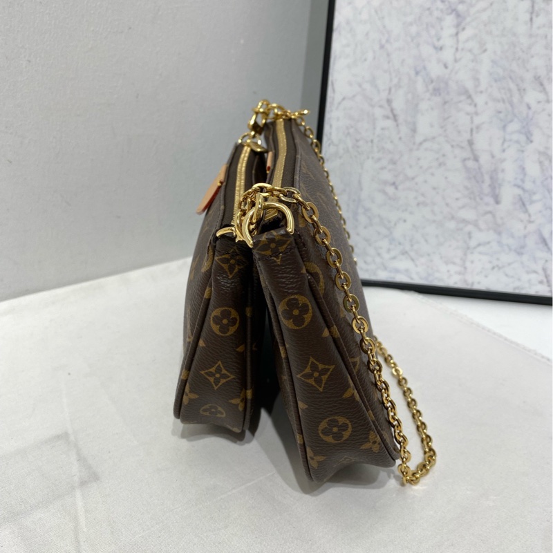 LV路易威登 五合一斜挎包 粉肩帶-2