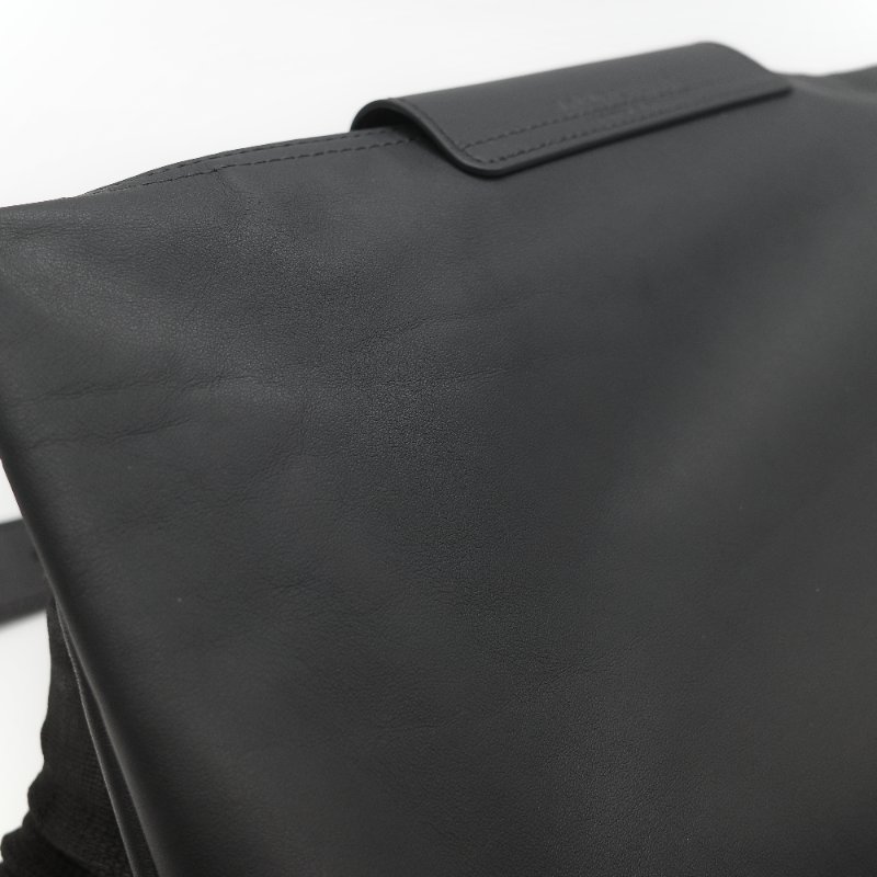 Longchamp 瓏驤 Le Pliage Xtra 經典黑色 頂級平滑小牛皮 中型 半月型單肩腋下包-15