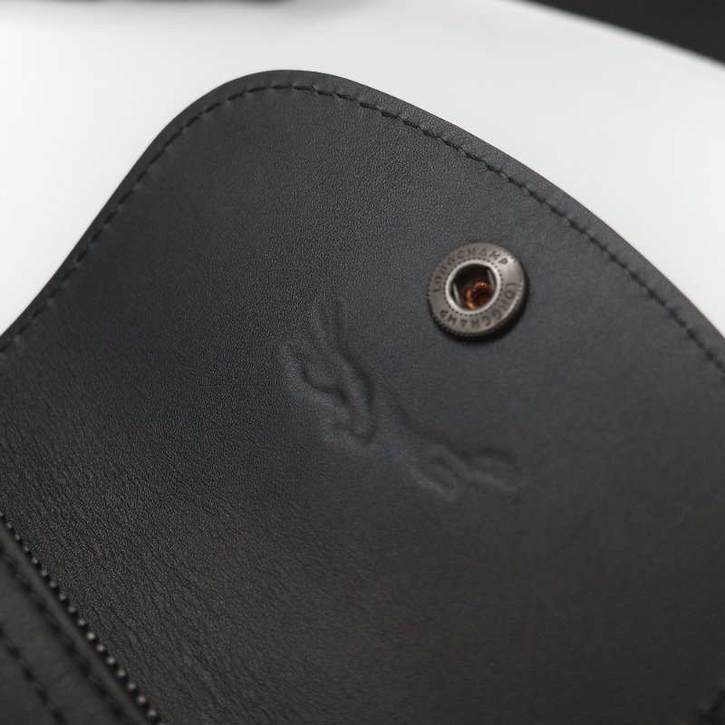 Longchamp 瓏驤 Le Pliage Xtra 經典黑色 頂級平滑小牛皮 中型 半月型單肩腋下包-21