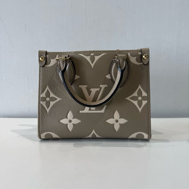 Lv/路易威登 onthego bb手提單肩斜挎包 大象灰-2