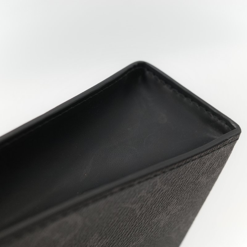 Louis Vuitton 路易威登 Pochette Voyage MM 帆布 經典黑灰雙色 塗層帆布 牛皮中型手拿包-15