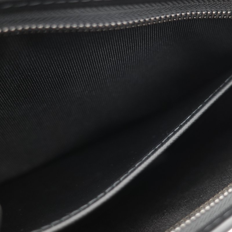 Louis Vuitton 路易威登 Pochette Voyage MM 帆布 經典黑灰雙色 塗層帆布 牛皮中型手拿包-18