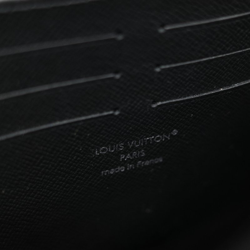 Louis Vuitton 路易威登 Pochette Voyage MM 帆布 經典黑灰雙色 塗層帆布 牛皮中型手拿包-20