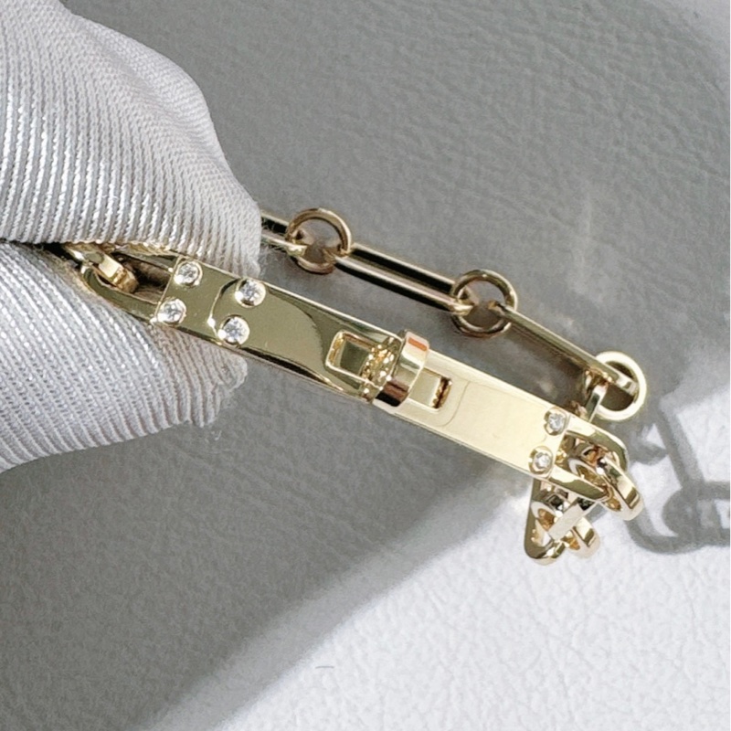 Hermes愛馬仕Kelly chain六鑽手鍊，ST尺寸-2