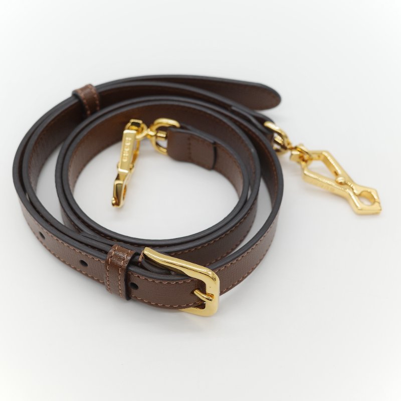 Gucci 古馳 Horsebit 1955 經典烏木色 GG Supreme 帆布 小牛皮 雙背帶 斜背包相機包-21