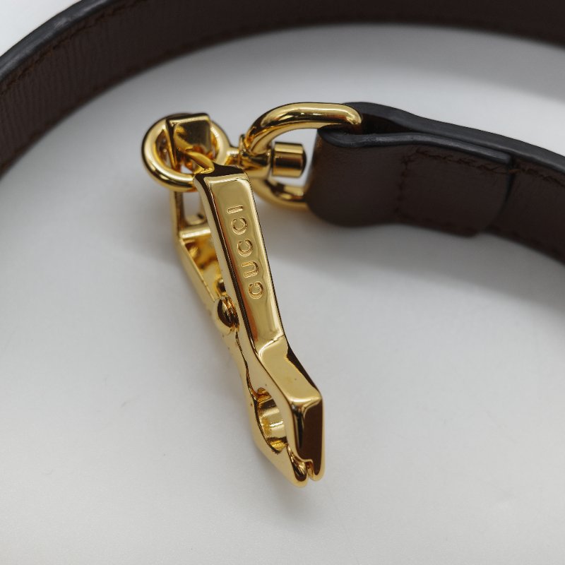 Gucci 古馳 Horsebit 1955 經典烏木色 GG Supreme 帆布 小牛皮 雙背帶 斜背包相機包-25