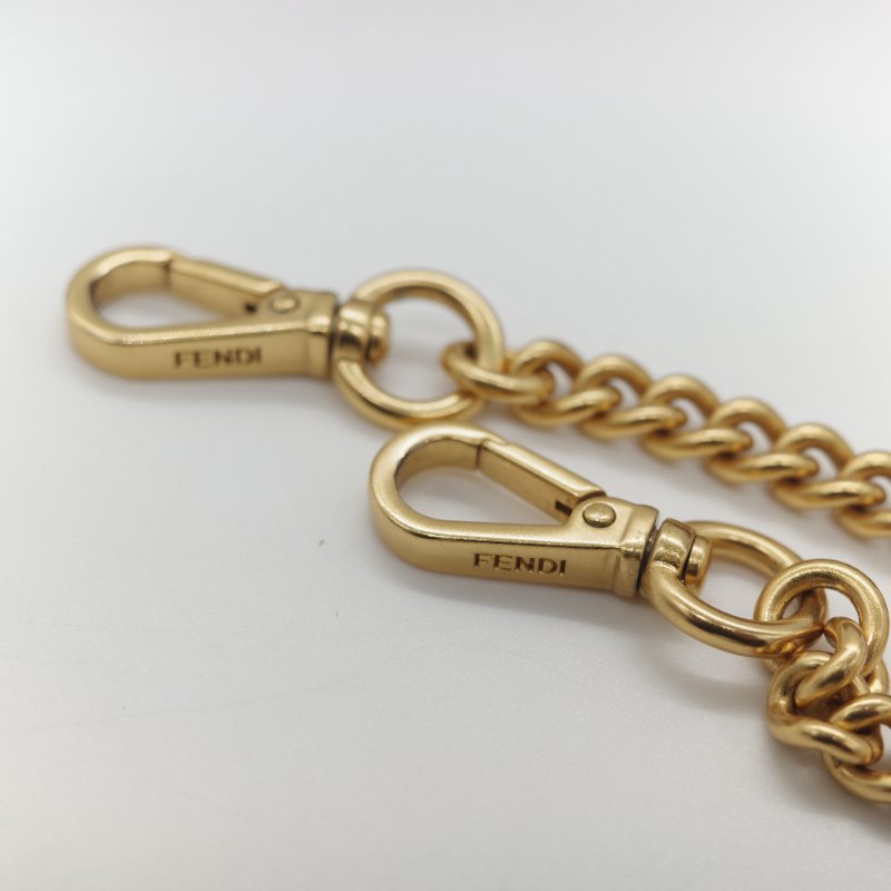 Fendi 芬迪 Baguette 經典FF Logo 滿版 咖啡色 羊毛絨 迷你 腋下肩背 兩用法棍包-20