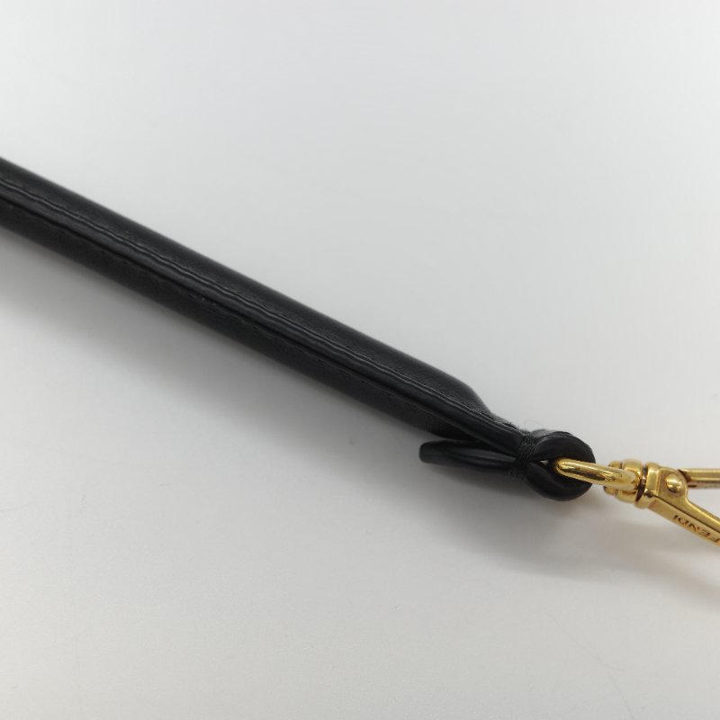 Fendi 芬迪 Baguette 經典FF Logo 滿版 咖啡色 羊毛絨 迷你 腋下肩背 兩用法棍包-24