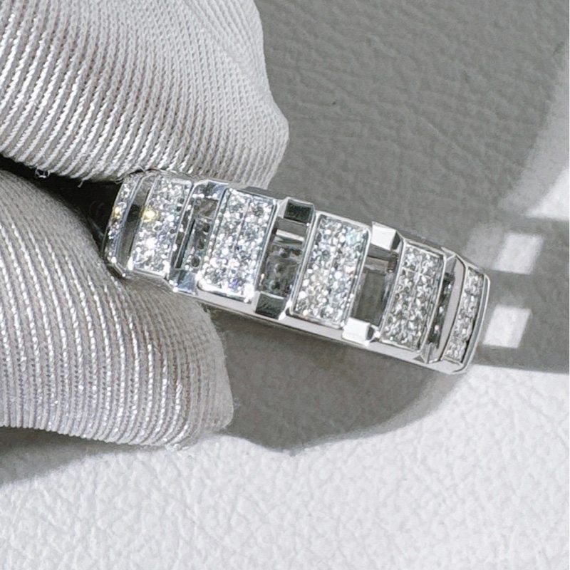 Chaumet尚美 class one 白金滿鑽戒指，66號-4