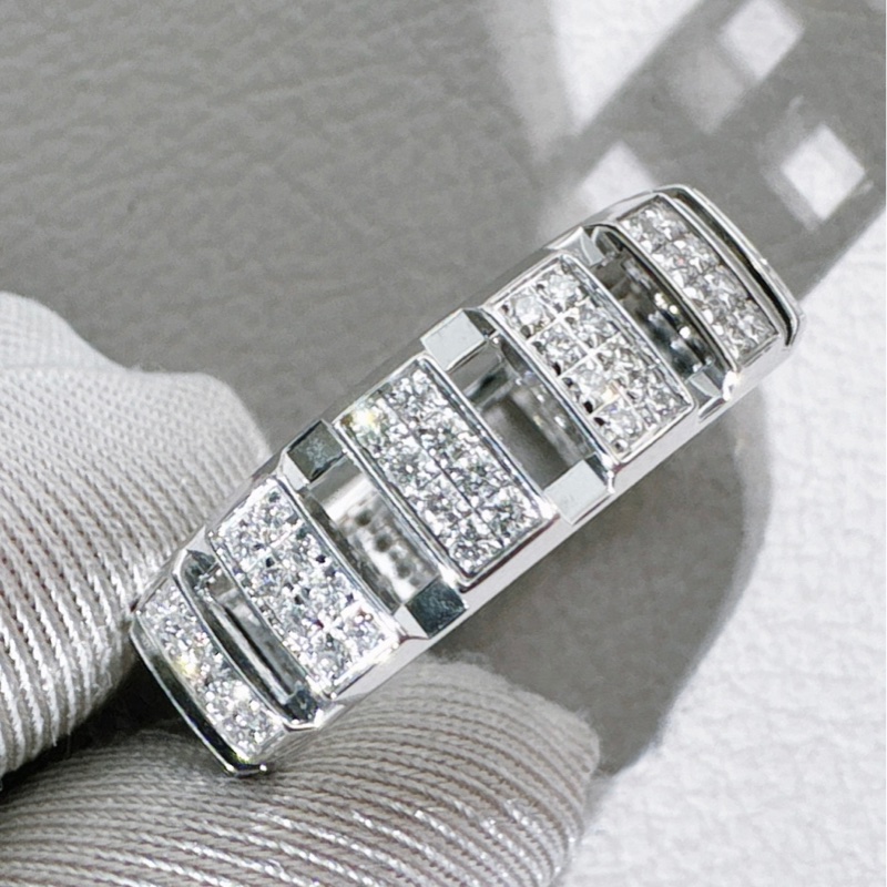 Chaumet尚美 class one 白金滿鑽戒指，66號-5