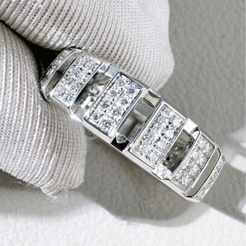 Chaumet尚美 class one 白金滿鑽戒指，66號-6