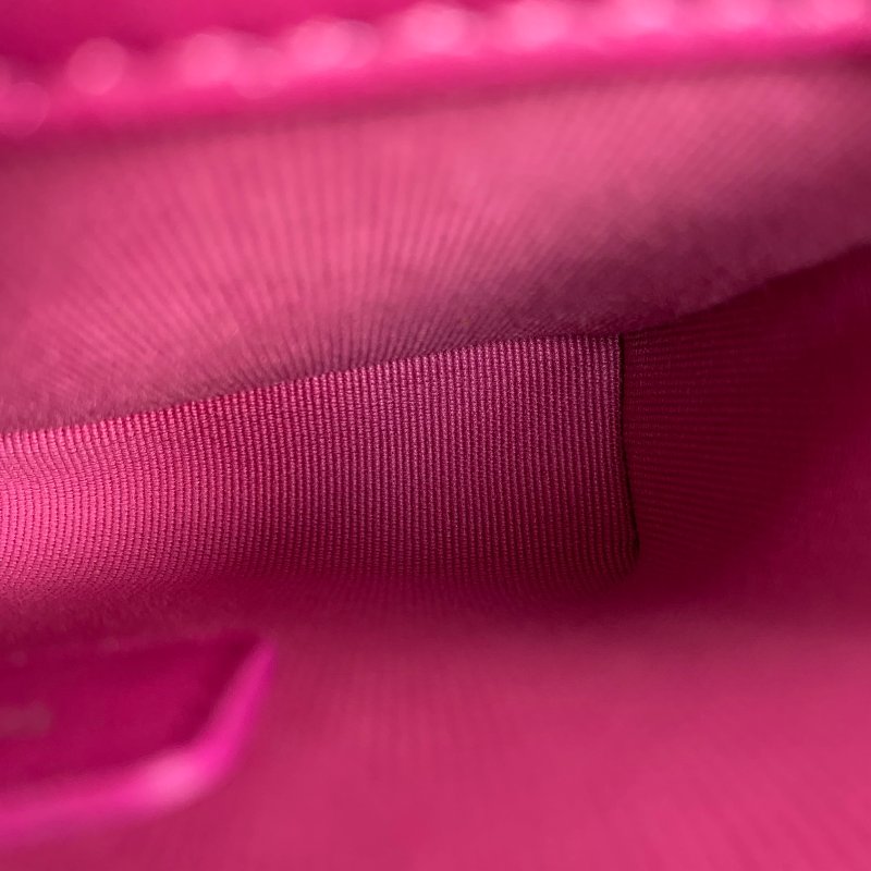 △ Chanel 香奈兒 Metallic Pink Patent Leather Silver Tone Metal Mini Pouch 金屬粉紅色漆皮銀色金屬迷你小袋 - 267005805-15