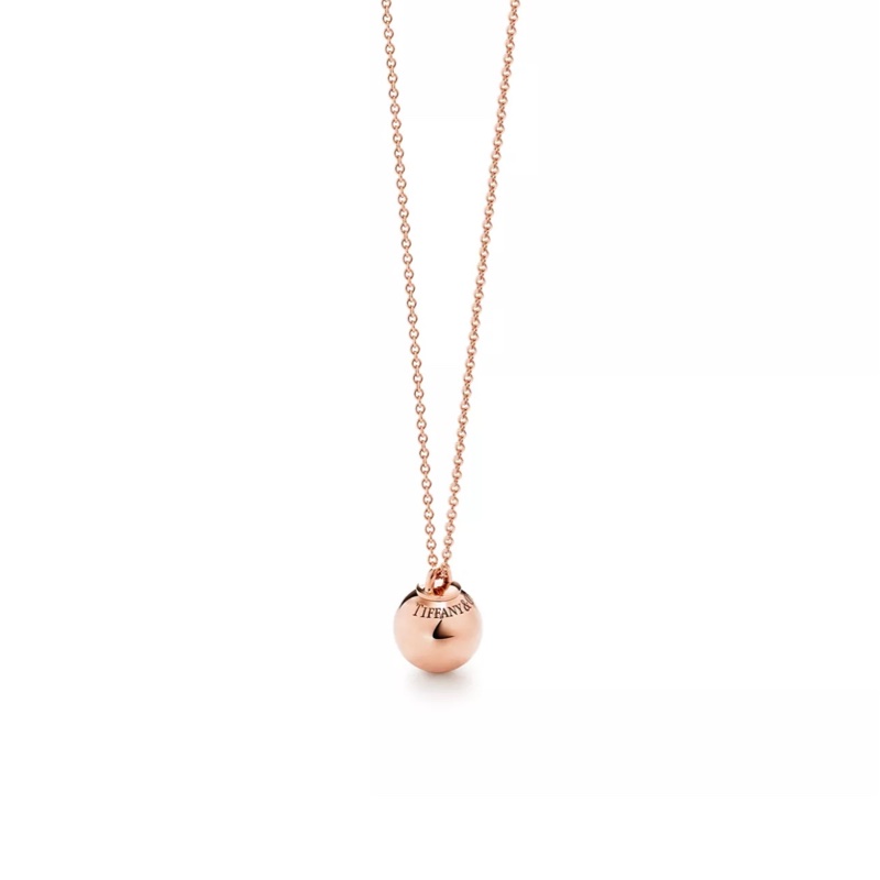 Tiffany蒂芙尼 玫瑰金hardwear 轉運珠項鍊-6