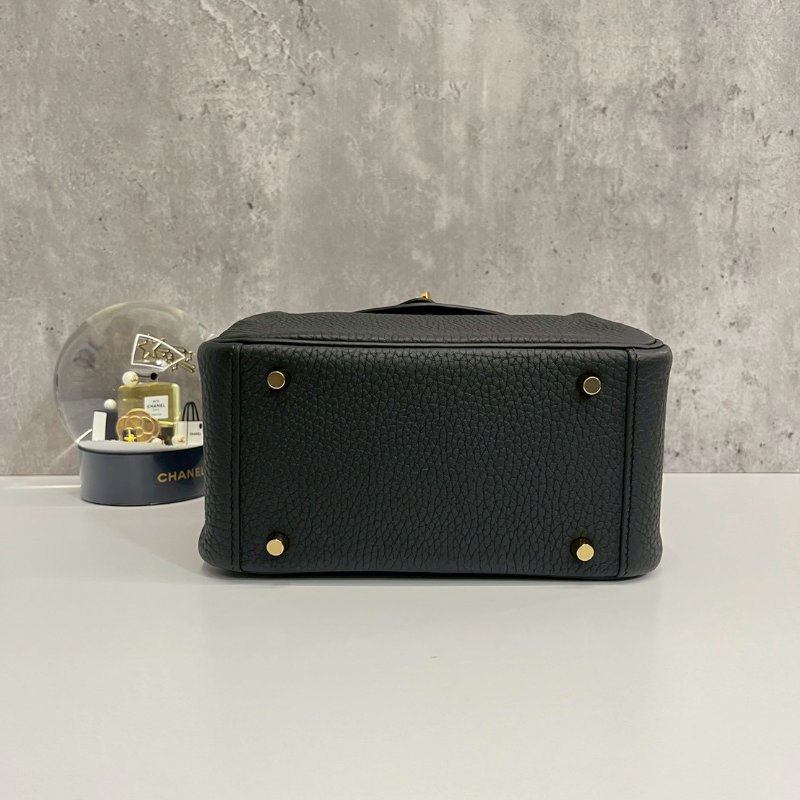 Hermès Mini Lindy 二代 黑金 全新 K 刻-6