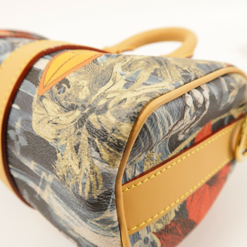 LOUIS VUITTON Surfing Monogram Keepall Bandouliere 25金扣手挽肩背兩用袋-10