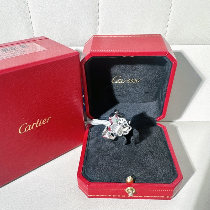 Cartier 卡地亞 panthers 獵豹戒指，48號-1