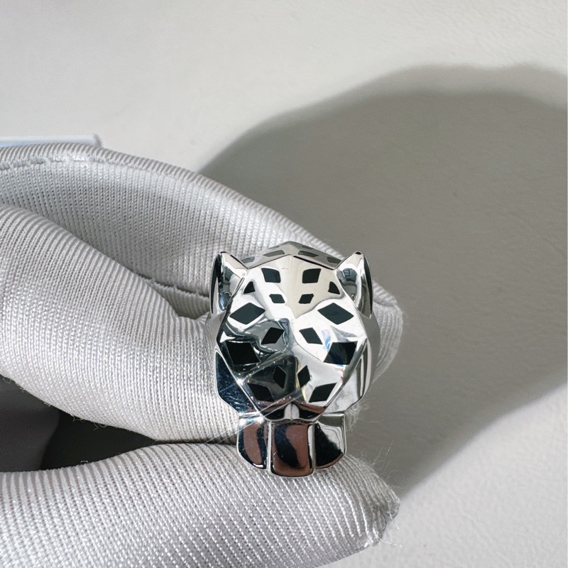Cartier 卡地亞 panthers 獵豹戒指，48號-3