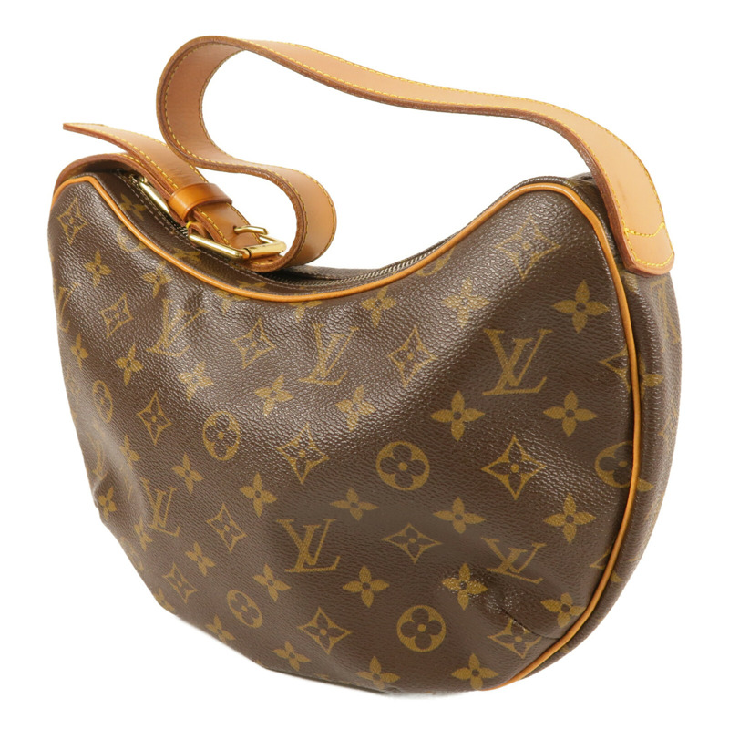 LOUIS VUITTON Monogram Croissant MM金扣肩背袋-1