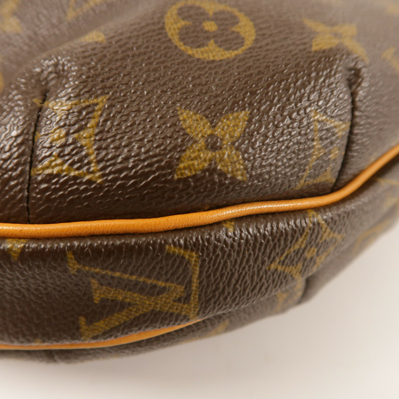LOUIS VUITTON Monogram Croissant MM金扣肩背袋-7