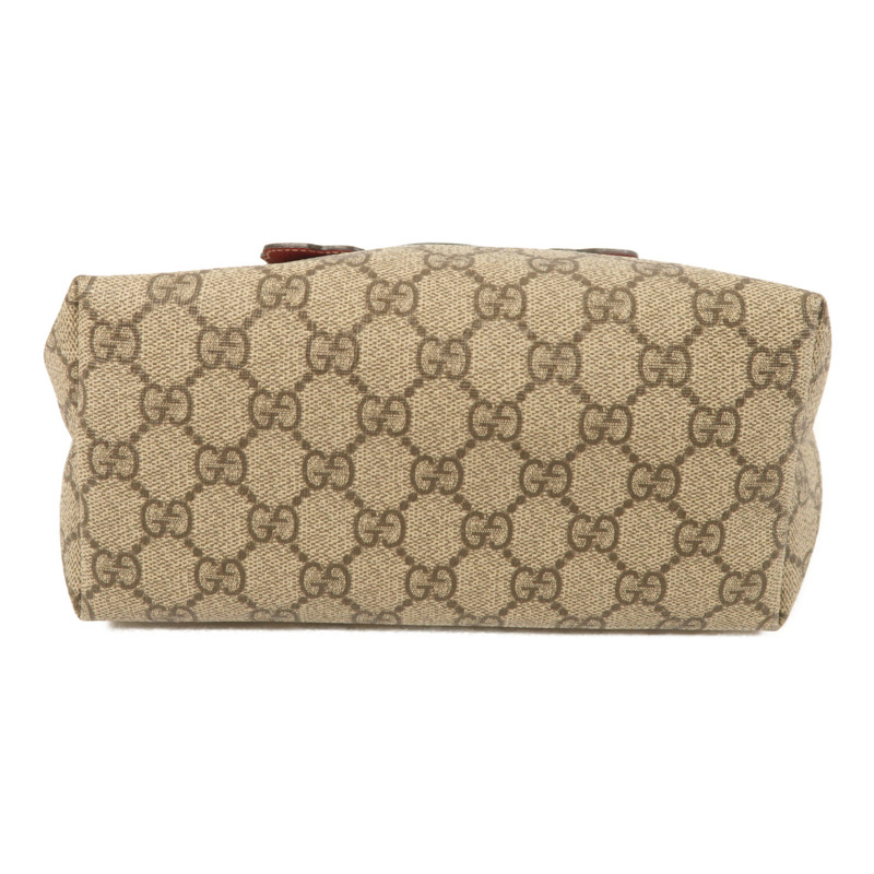 GUCCI 塗層帆布Hand Bag銀扣手挽袋-3