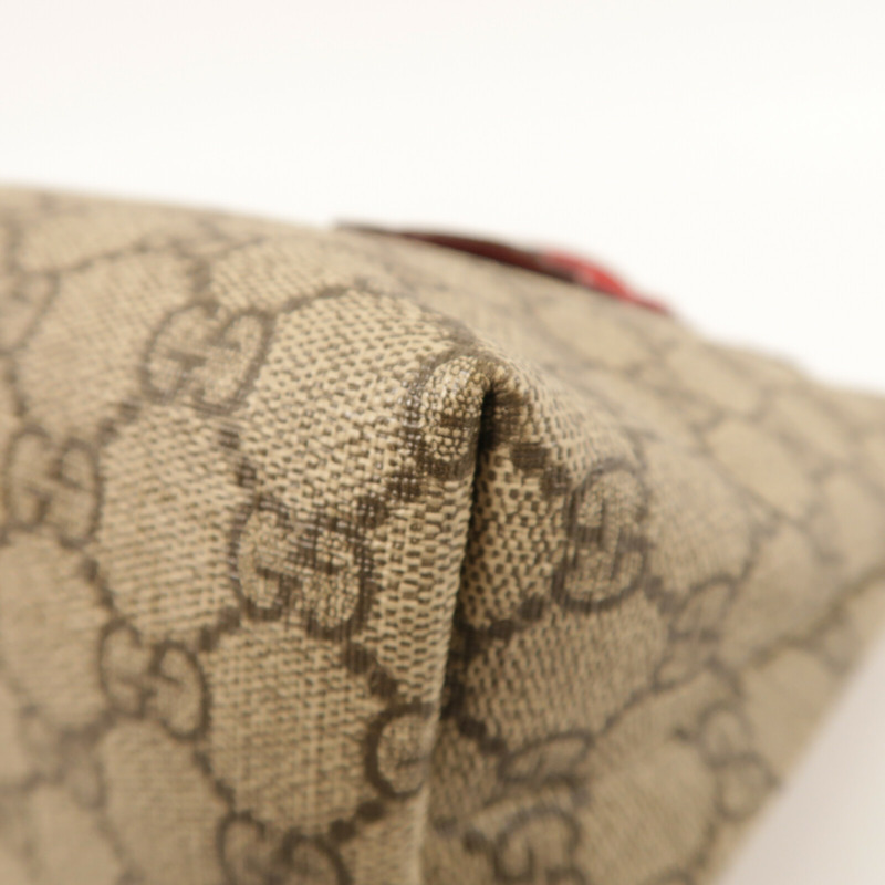 GUCCI 塗層帆布Hand Bag銀扣手挽袋-10