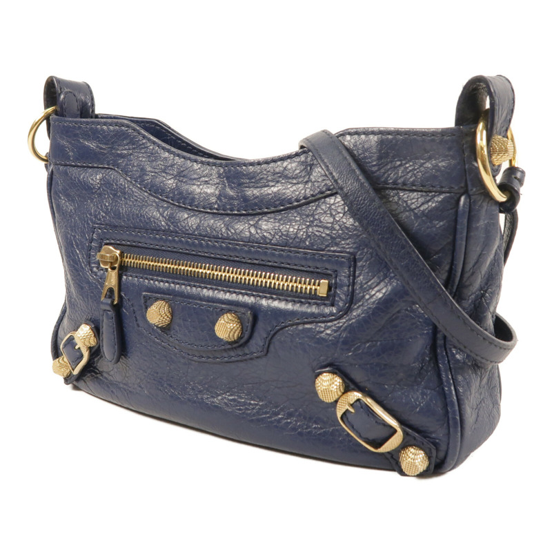 BALENCIAGA 羊皮皮革Mini City金扣肩背袋-1