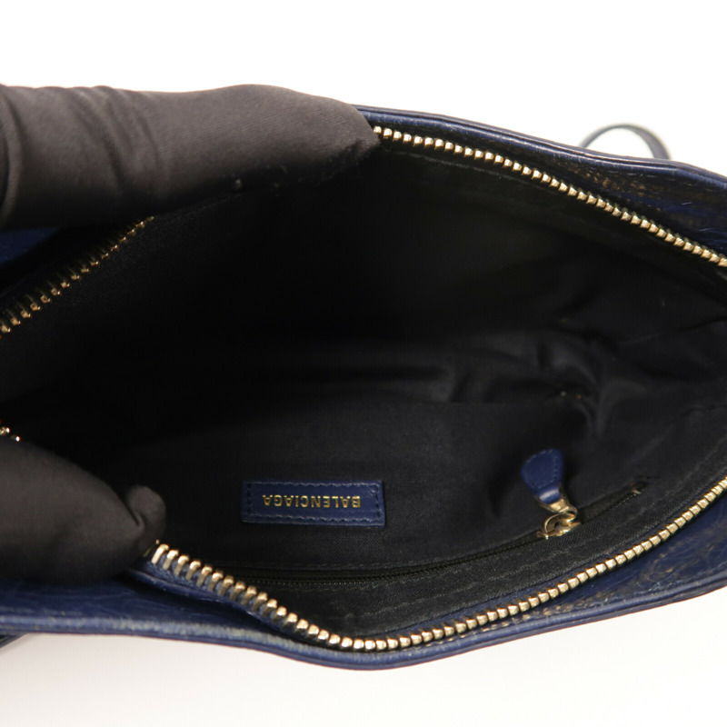 BALENCIAGA 羊皮皮革Mini City金扣肩背袋-4