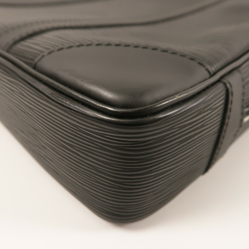 LOUIS VUITTON Epi Vivienne MM銀扣手挽袋-9