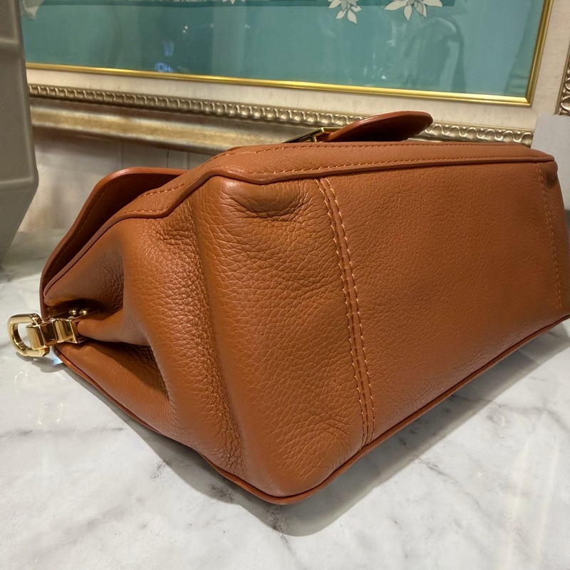 LV 琥珀牛皮Dauphinesoft MM金釦下蓋肩斜背包M11476-3
