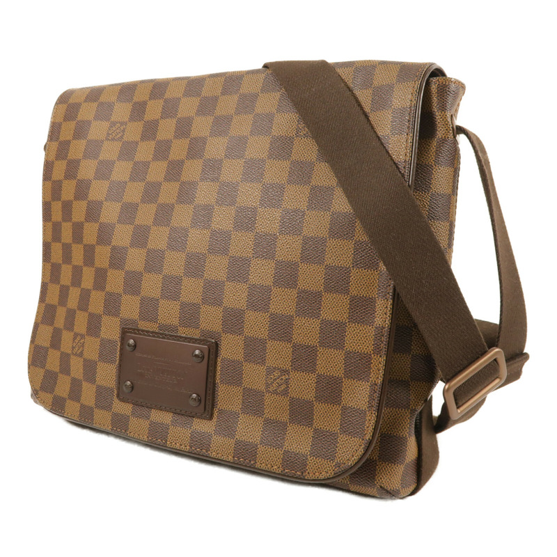 LOUIS VUITTON Damier Brooklyn MM肩背袋-1