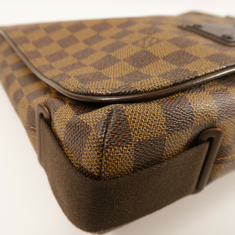LOUIS VUITTON Damier Brooklyn MM肩背袋-9