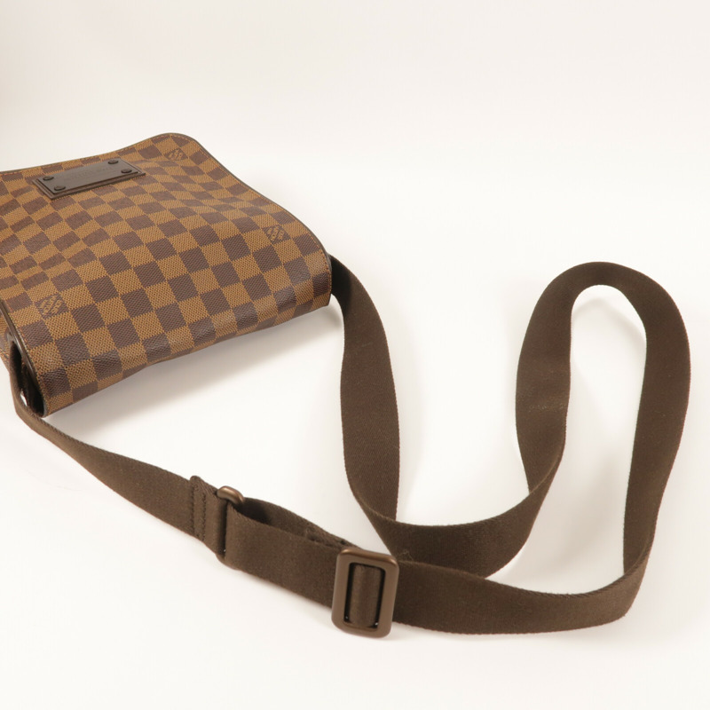 LOUIS VUITTON Damier Brooklyn PM肩背袋-7