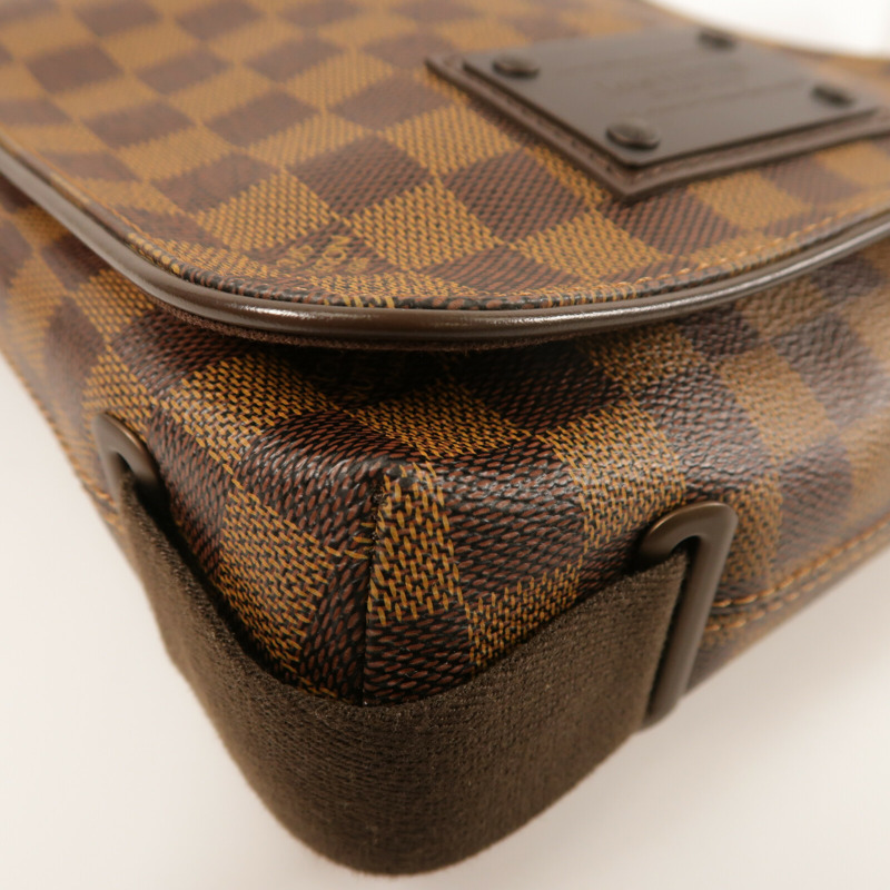 LOUIS VUITTON Damier Brooklyn PM肩背袋-9